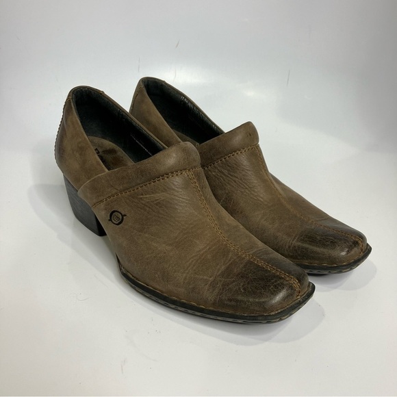 Born Kinney square toe ankle booties size 8 - Picture 2 of 8